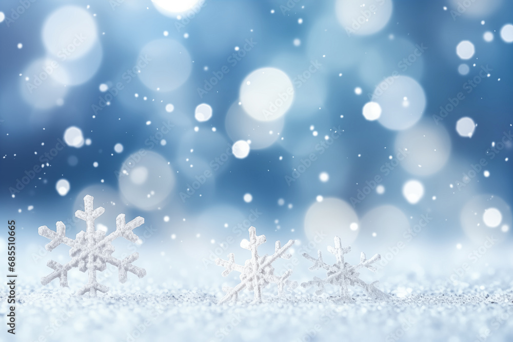 a winter wonderland with snowflakes a winter wonderland with snowflakes
