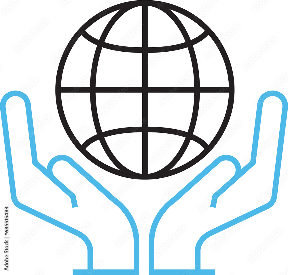 Globe on Hands Icon
Globe on Hands Icon