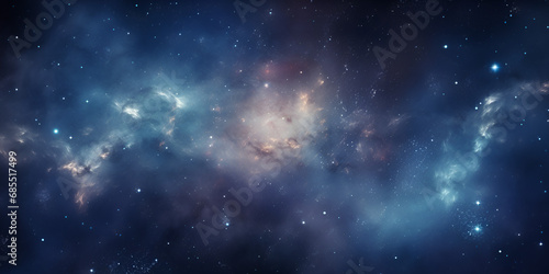 space intergalactic background,, A remote corner of the universe Generative Ai © Laiba