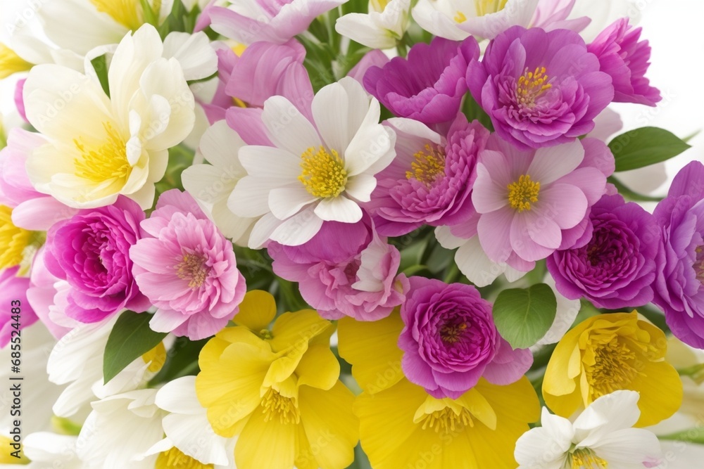 Vivid Spring Blossoms: Utilizing a Harmonious Color Palette