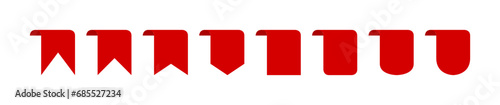 überhängende Label