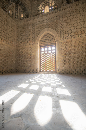 Ismail Samani Mausoleum or Samanid Mausoleum interior detail photo