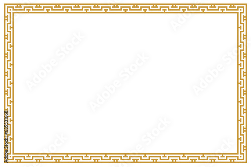 luxury seamless old greek frame certificate border template background 