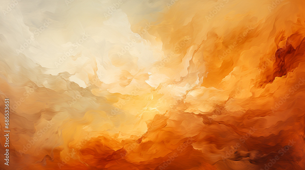 Abstract background, Trendy color of the year 2024, Rooibos Tea  ,watercolor style - obrazy, fototapety, plakaty 