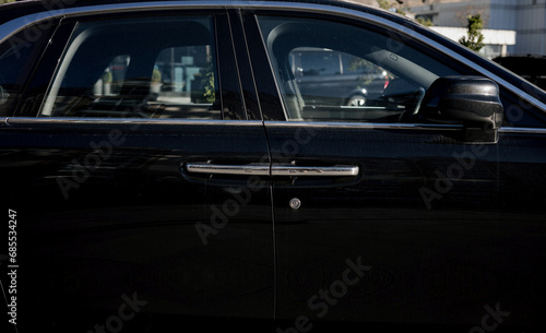 doors of a business class executive car © jozzeppe777