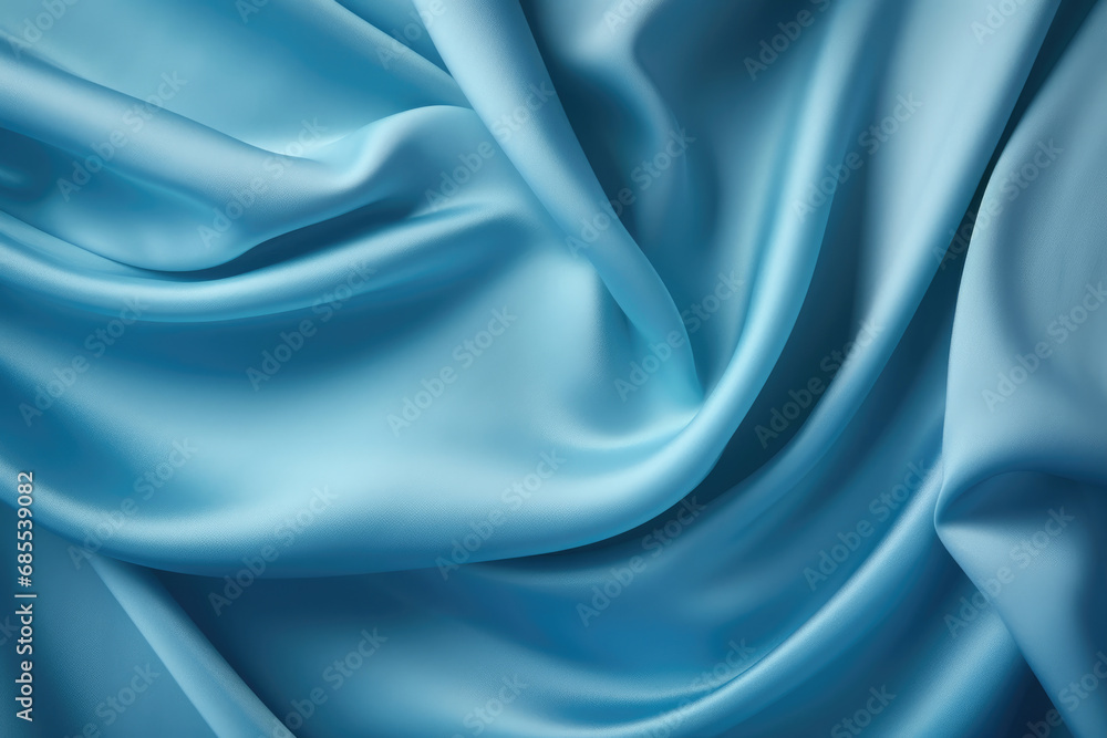 Blue silk canvas background