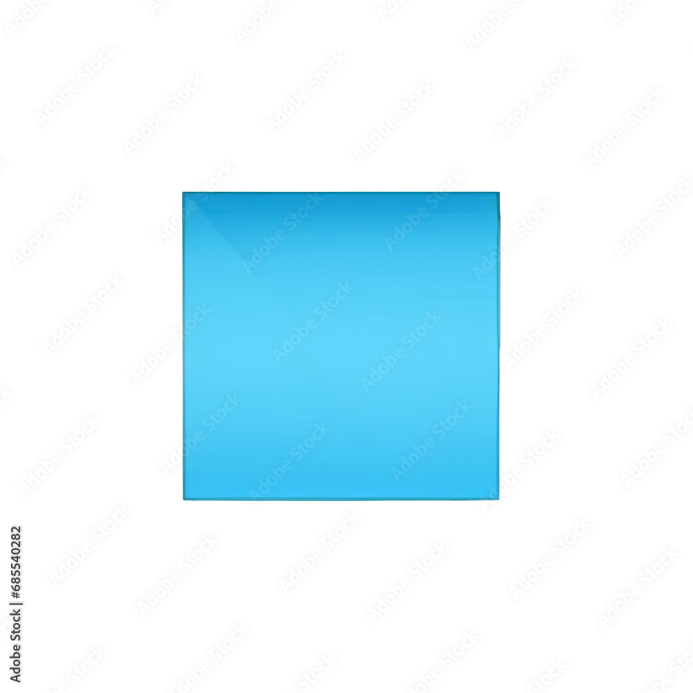 blue stick note isolated on transparency background blue stick note isolated on transparency background