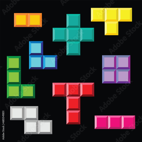 Tetris Game Set