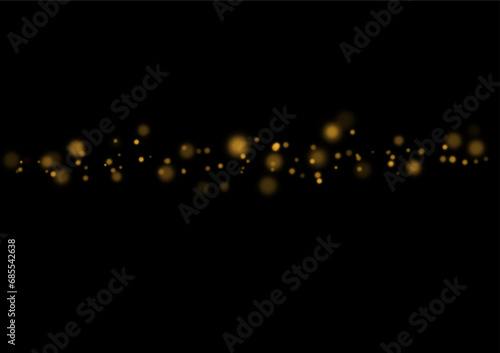 Brown and black gradient blur background Decorated with tiny dots, circles and bright brown bokeh. Can be used in media design