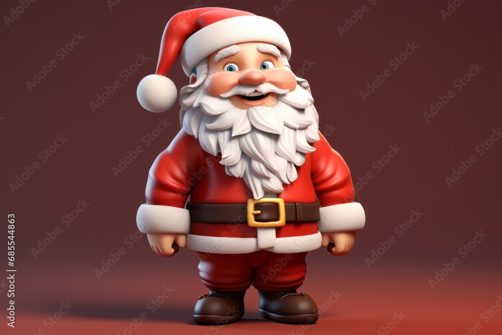 a toy figurine of a santa claus. Ai ilustration. digital painting. Generative AI Artificial Intelligence Artwork a toy figurine of a santa claus. Ai ilustration. digital painting. Generative AI Artificial Intelligence Artwork