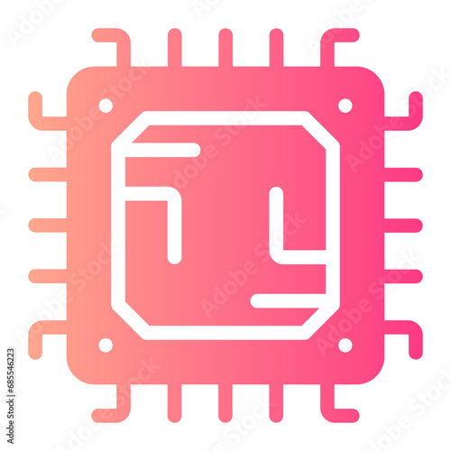 chip gradient icon