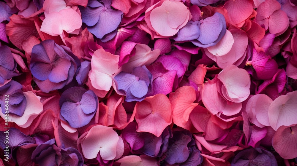 close up of pink rose petals abstract background generated by AI tool