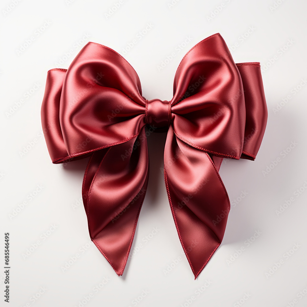 ribbon with bow isolated on white background ribbon with bow isolated on white background