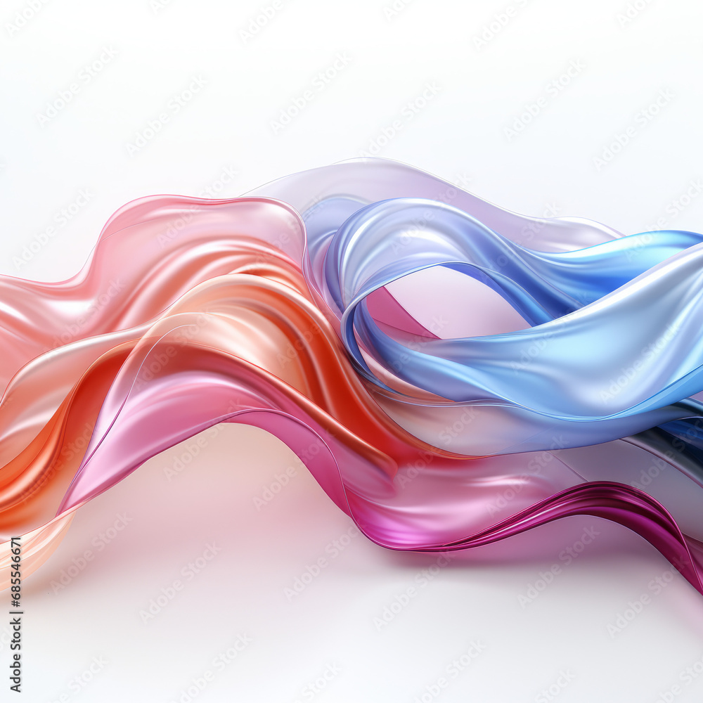 Fototapeta premium abstract colorful ribbon background 