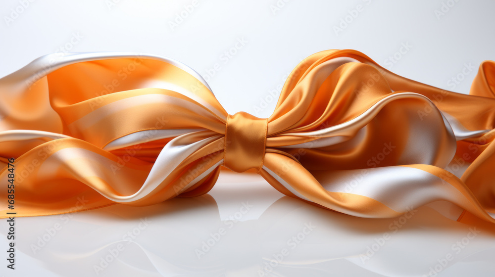 ribbon with bow isolated on white background ribbon with bow isolated on white background