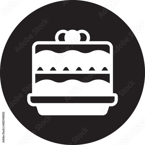 tiramisu glyph icon