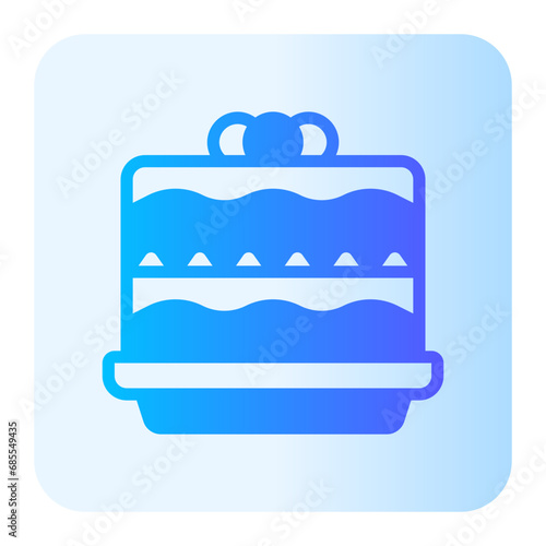 tiramisu gradient icon