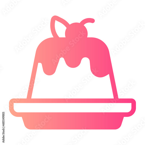 panna cotta gradient icon