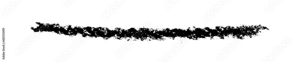 Kreidelinie gemalt in schwarz auf weißem Hintergrund
