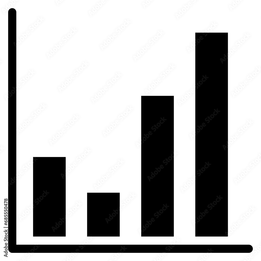 Graph icon. Solid design. For presentation, graphic design, mobile application. Graph icon. Solid design. For presentation, graphic design, mobile application.