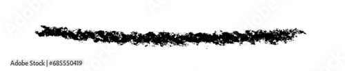 Kreidelinie gemalt in schwarz auf weißem Hintergrund