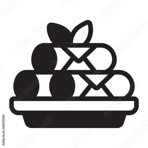 cannelloni glyph icon