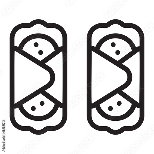 cannoli line icon