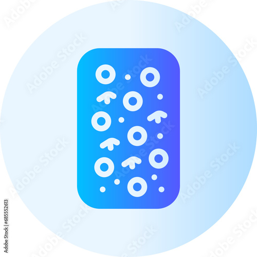 focaccia gradient icon