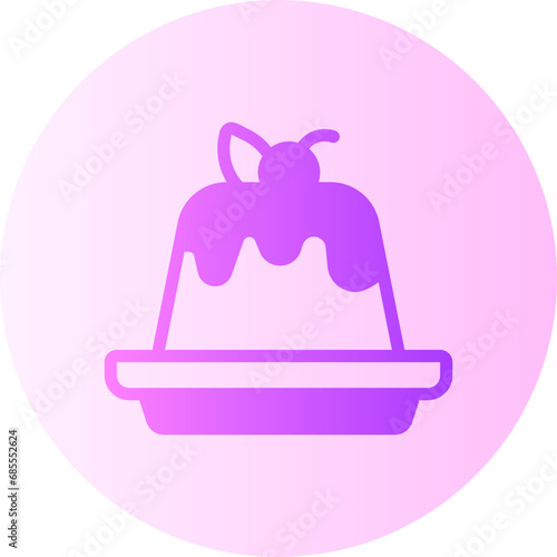 panna cotta gradient icon