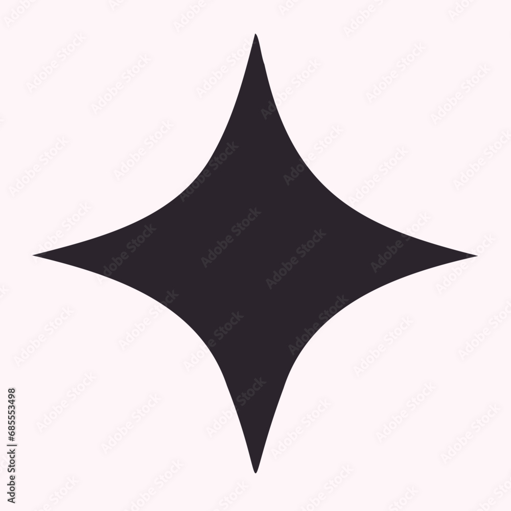 Sparkles, star icon twinkling Vector black on beige background editable illustration. Starburst sale badge. blank label, sticker emblem. Shine symbol, Sun ray, quality, modern geometric eps Sparkles, star icon twinkling Vector black on beige background editable illustration. Starburst sale badge. blank label, sticker emblem. Shine symbol, Sun ray, quality, modern geometric eps