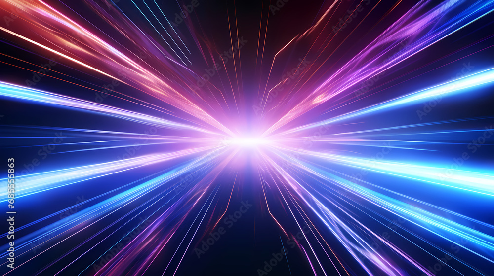 Abstract Speed light trails effect path, fast moving neon futuristic technology background, future virtual reality, motion effect, curve of neon bright, highway speed light
Abstract Speed light trails effect path, fast moving neon futuristic technology background, future virtual reality, motion effect, curve of neon bright, highway speed light
