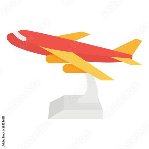 Model collector icon. Flat design. For presentation, graphic design, mobile application.