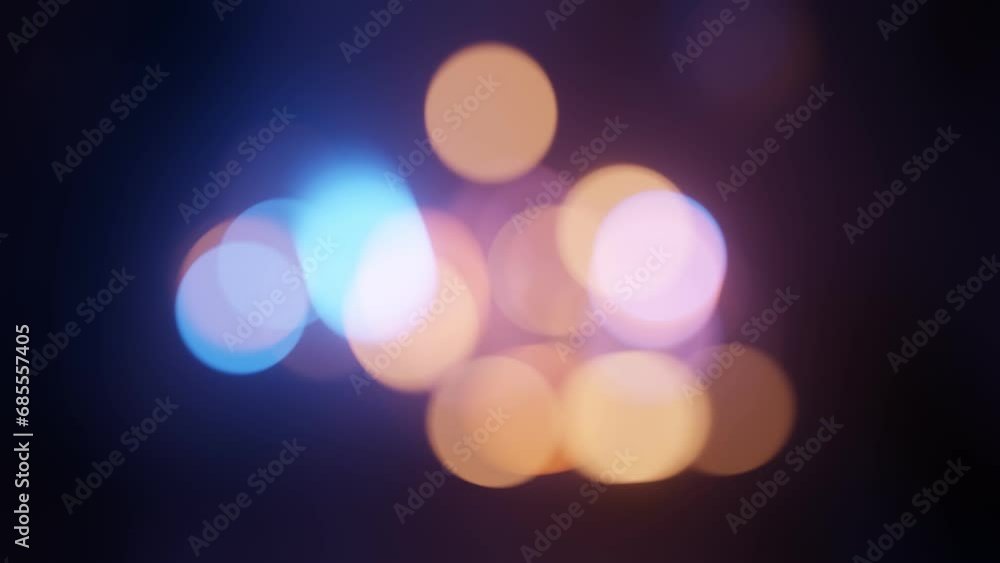 Seamless loop abstract color bokeh neon gradient. Blurred moving lights background. Smooth color transitions. blue yellow. For party, presentation, romantic, ads, slow music background Seamless loop abstract color bokeh neon gradient. Blurred moving lights background. Smooth color transitions. blue yellow. For party, presentation, romantic, ads, slow music background