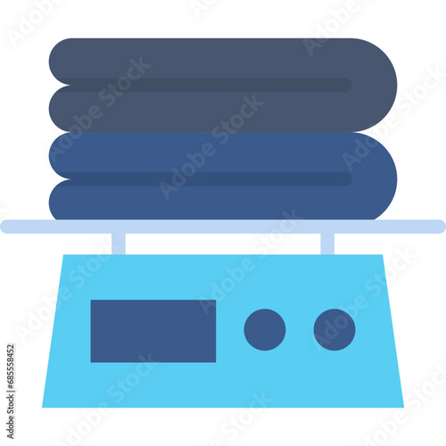 Scale icon. Flat design. For presentation, graphic design, mobile application.