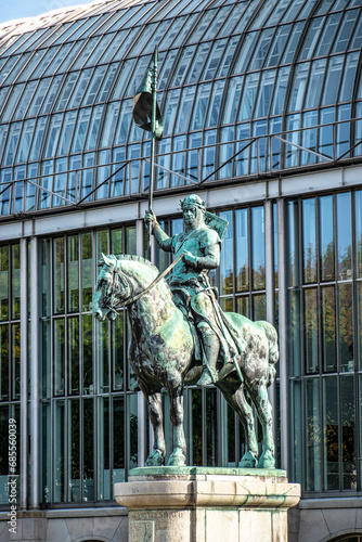 Otto I. of Wittelsbach in front of the bavarian state chancellery Munich,Germany photo