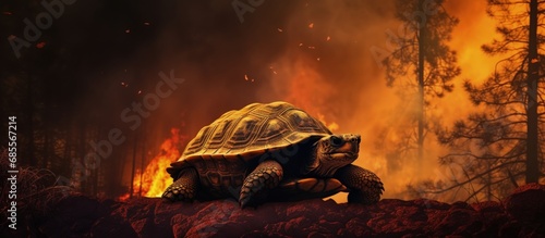 Wildlife devastated by fore...