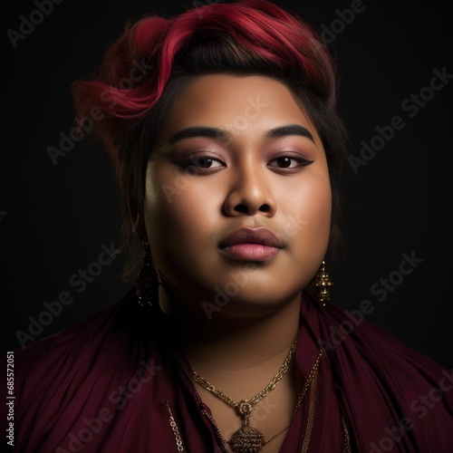 A nonbinary person portrait