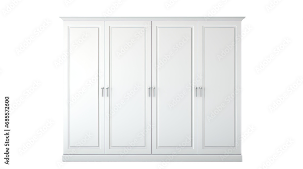 wardrobe Interior design concept furniture for living isolated on clear png background and transparent background, AI generative. wardrobe Interior design concept furniture for living isolated on clear png background and transparent background, AI generative.