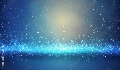 Blue Glow Particle Abstract Background