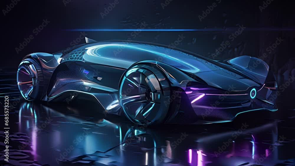futuristic supercar car. Created with generative AI.
futuristic supercar car. Created with generative AI.