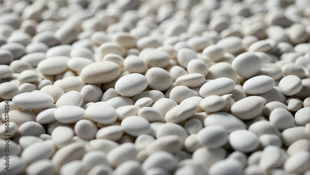 AI generated illustration of Snow-white pebbles AI generated illustration of Snow-white pebbles