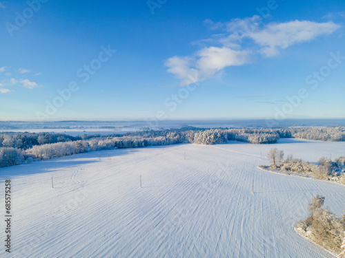 drone winter view © Martin