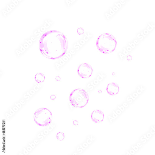 Soap Bubble Clipart Transparent PNG Hd, pink Soap Transparent Bubble Clipart, Foam Balls, Bubbles Sudsy, Bubbles pink Water PNG 