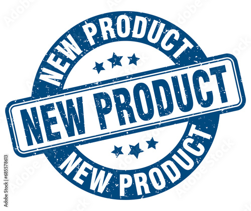 new product stamp. new product label. round grunge sign