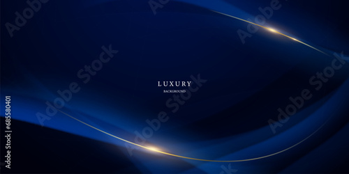 blue abstract background With luxurious elements Vector illustration