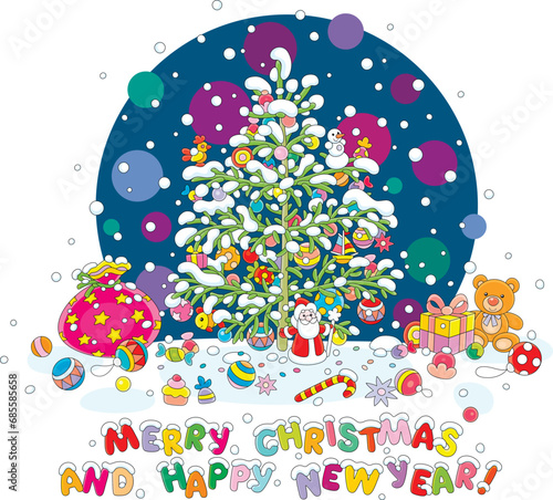Christmas fir tree festivel...