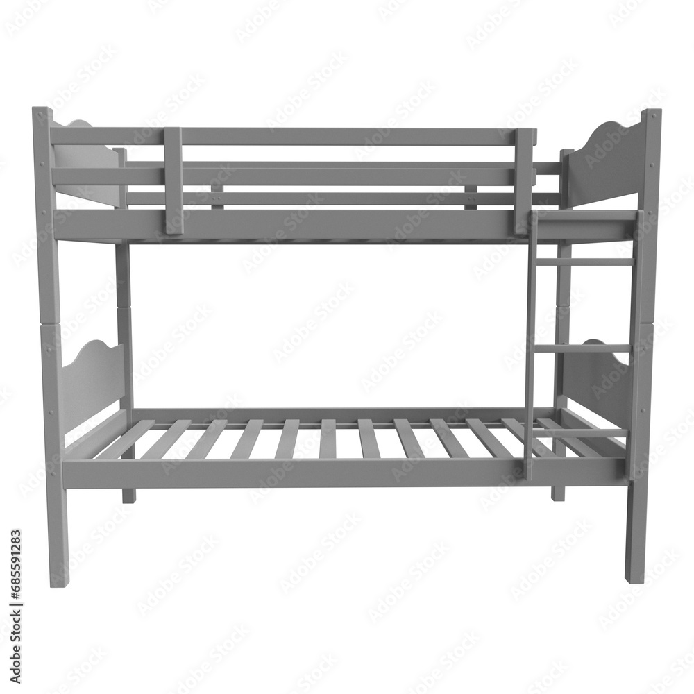 bunk bed isolated on white bunk bed isolated on white