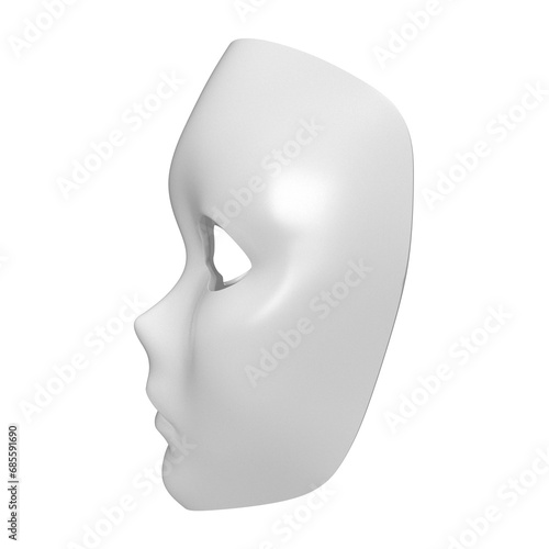 mask isolated on white
