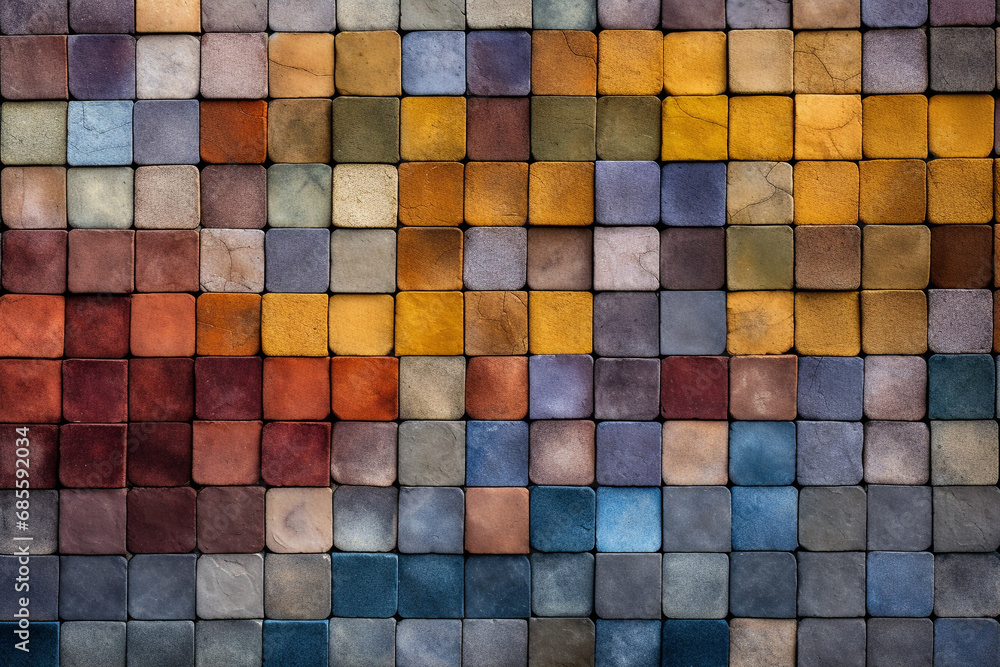 illustration of abstract background with mosaic. Created with Generative AI illustration of abstract background with mosaic. Created with Generative AI