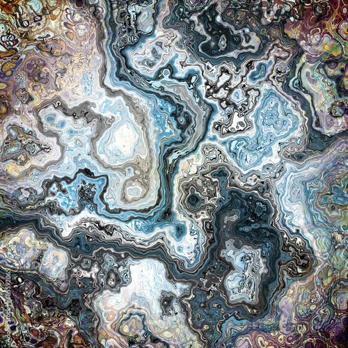 Wallpaper Mural Abstract Marble texture. Fractal digital Art Background. High Resolution. Can be used for background or wallpaper Torontodigital.ca